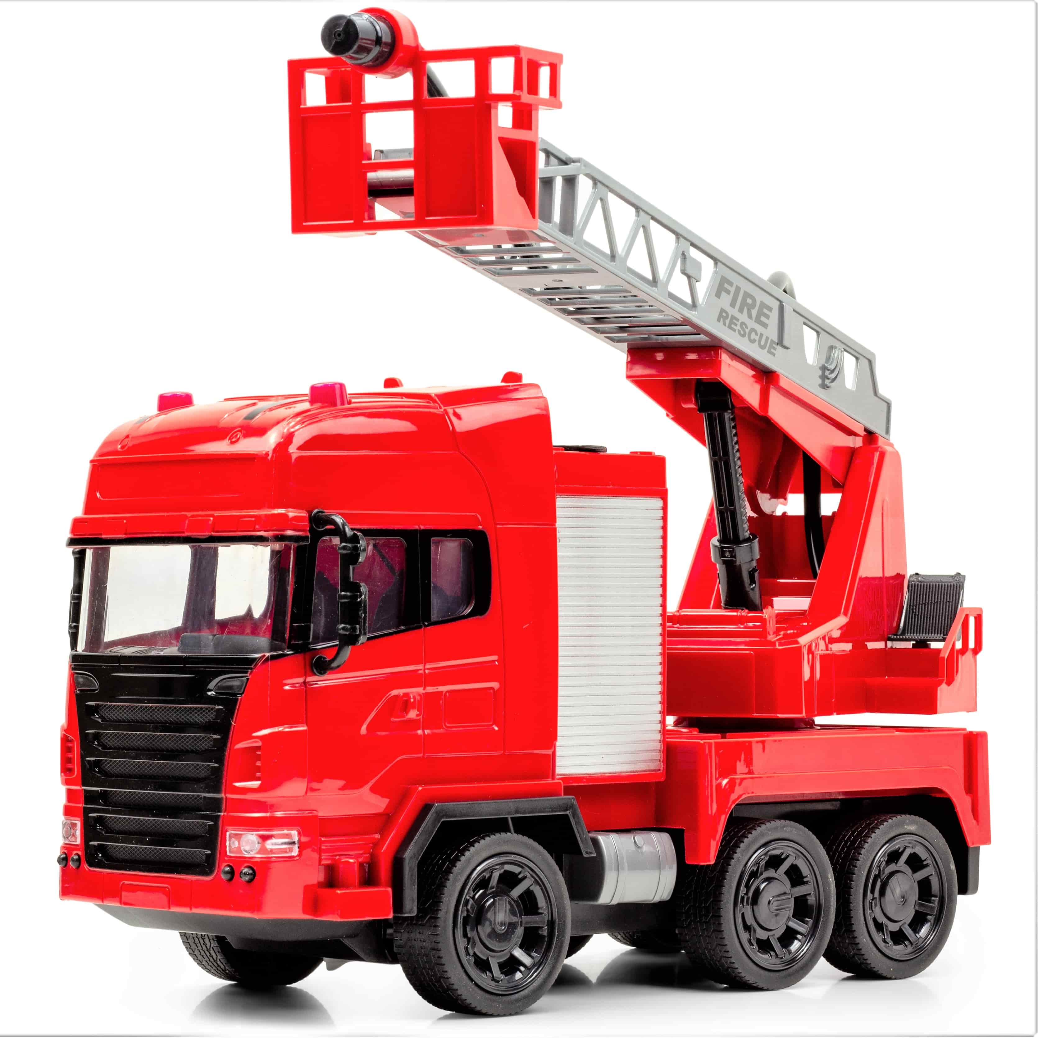 Germanseller - RRC Feuerwehr Auto Car Ferngesteuertes Wagen 666-191A  Löschfahrzeug mit Wasserpumpe Kinder Spielzeug
