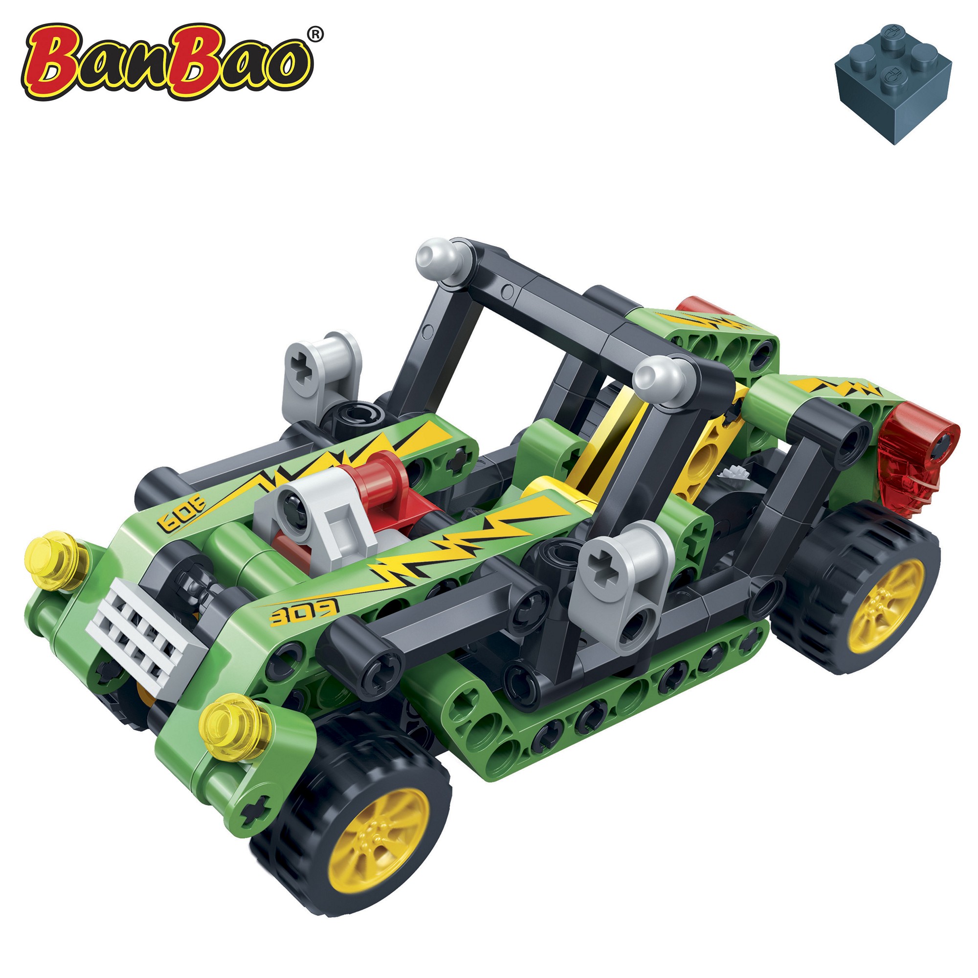 Kinder Geschenk Konstruktions Spielzeug Bausteine Baukästen Cabrio Sunrise Hi-Tech Banbao 6962