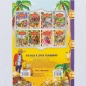 Preview: Malbuch mit Puzzle-Aufklebern - Ali Baba und viervig Räuber Sprache: Ukrainisch Größe: 210 x 297 mm
