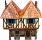 Preview: 3D Puzzle KARTONMODELLBAU Papier Modell Geschenk Idee Spielzeug Bürgerhaus Neu