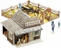 Preview: 3d puzzle Spielzeug Wilder Westen Haus KARTONMODELLBAU Papier modell Bestatter