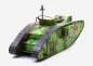 Preview: 3D Puzzle KARTONMODELLBAU Papier Modell Geschenk Idee Spielzeug Panzer Mark-V