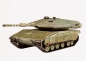 Preview: 3D Puzzle KARTONMODELLBAU Papier Modell Geschenk Spielzeug Panzer Merkava MK IV