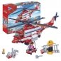 Preview: Kinder Geschenk Konstruktion Spielzeug Bausteine Baukästen Feuerwehr Hubschrauber