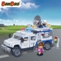 Preview: Kinder Geschenk Konstruktion Spielzeug Bausteine Baukästen Polizei Auto
