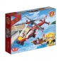 Preview: Feuerwehr Hubschrauber Kinder Geschenk Konstruktion Spielzeug Bausteine Bausatz