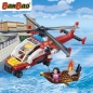Preview: Feuerwehr Hubschrauber Kinder Geschenk Konstruktion Spielzeug Bausteine Bausatz