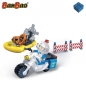 Preview: Motorrad + Boot Kinder Geschenk Konstruktion Spielzeug Bausteine Baukästen 7018anbao 7018