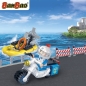 Preview: Motorrad + Boot Kinder Geschenk Konstruktion Spielzeug Bausteine Baukästen 7018