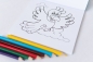 Preview: Набір для малювання з олівцями Веселі тварини - Der Bleistift-Malsatz "Lustige Tiere"