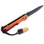 Preview: Klapp Taschen Einhand Outdoor Freizeit Angeln Zelten Messer GANZO G7453P-WS Orange