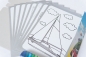 Preview: "Розмальовка картинки- картонки "Чим я буду мандрувати." - Malbuch mit Kartonbildern "Womit werde ich reisen?" Sprache: Ukrainisch
