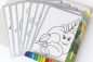 Preview: "Розмальовка картинки- картонки "Малюнки для малят." - Malbuch mit Kartonbildern "Zeichnungen für Kleinkinder" Sprache: Ukrainisch