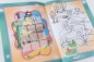 Preview: Malbuch mit Puzzle-Aufklebern "Däumelinchen"