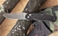 Mobile Preview: Klapp Taschen Einhand Outdoor Freizeit Angeln Messer GANZO FIREBIRD FB727S Schw