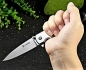 Preview: Klapp Taschen Einhand Outdoor Freizeit Angeln Zelten Messer GANZO G743-2 Schwarz