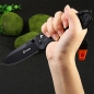 Mobile Preview: Klapp Taschen Einhand Outdoor Freizeit Angeln Zelten Messer GANZO G7453P-WS Schw