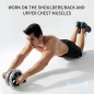 Preview: Ab Wheel Abdominal Roller Bauchtrainer Push Up Gym Fitness Training Doppelrad