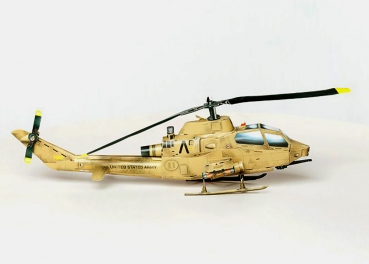3D Puzzle KARTONMODELLBAU Papier Modell Geschenk Hubschrauber AH-1S Cobra (Sand)