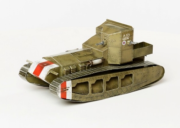 3D Puzzle KARTONMODELLBAU Papier Modell Geschenk Spielzeug Panzer Mk A Whippert