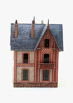 3D Puzzle KARTONMODELLBAU Modell Geschenk Idee Eisenbahn Villa in Le Vesinet Neu