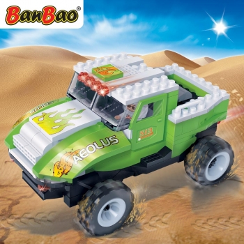 Kinder Geschenk Spielzeug Konstruktion Jeep Super Car Bausteine Baukästen