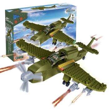 Kinder Geschenk Konstruktion Spielzeug Bausteine Baukästen Militär Flugzeug USAF