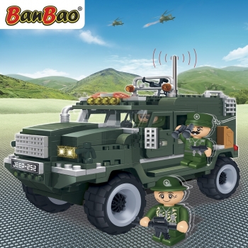 Kinder Geschenk Konstruktion Spielzeug Bausteine Baukästen Militär LKW Humvee