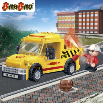 Feuerwehr Auto Car LKW Kinder Geschenk Konstruktion Spielzeug Bausteine Bausatz