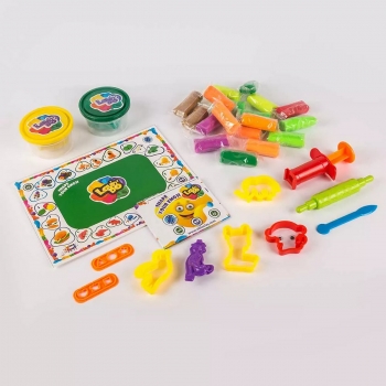 Knete Modellierung Knetmasse Kinder Spielzeug Geschenkidee Dinoland LovinDo Set