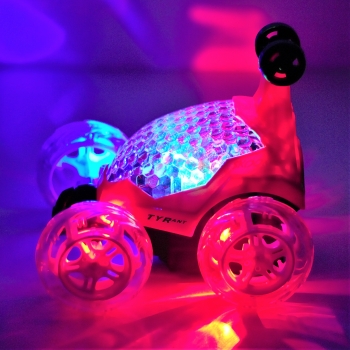 RC ferngesteuertes Auto Stunt Car Twister Fahrzeug LED Licht 360° Flips Tanzen
