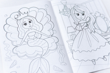 "Супер розмальовка Феї принцеси русалки" - "Super Ausmalbild Feenprinzessin Meerjungfrau"