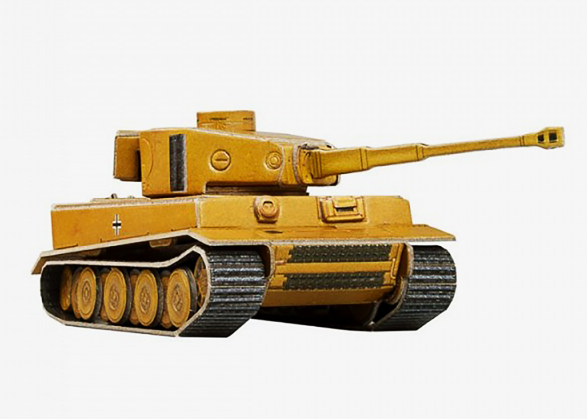 3D Puzzle KARTONMODELLBAU Modell Geschenk Idee Spielzeug Panzer PzKpfw VI TIGER 