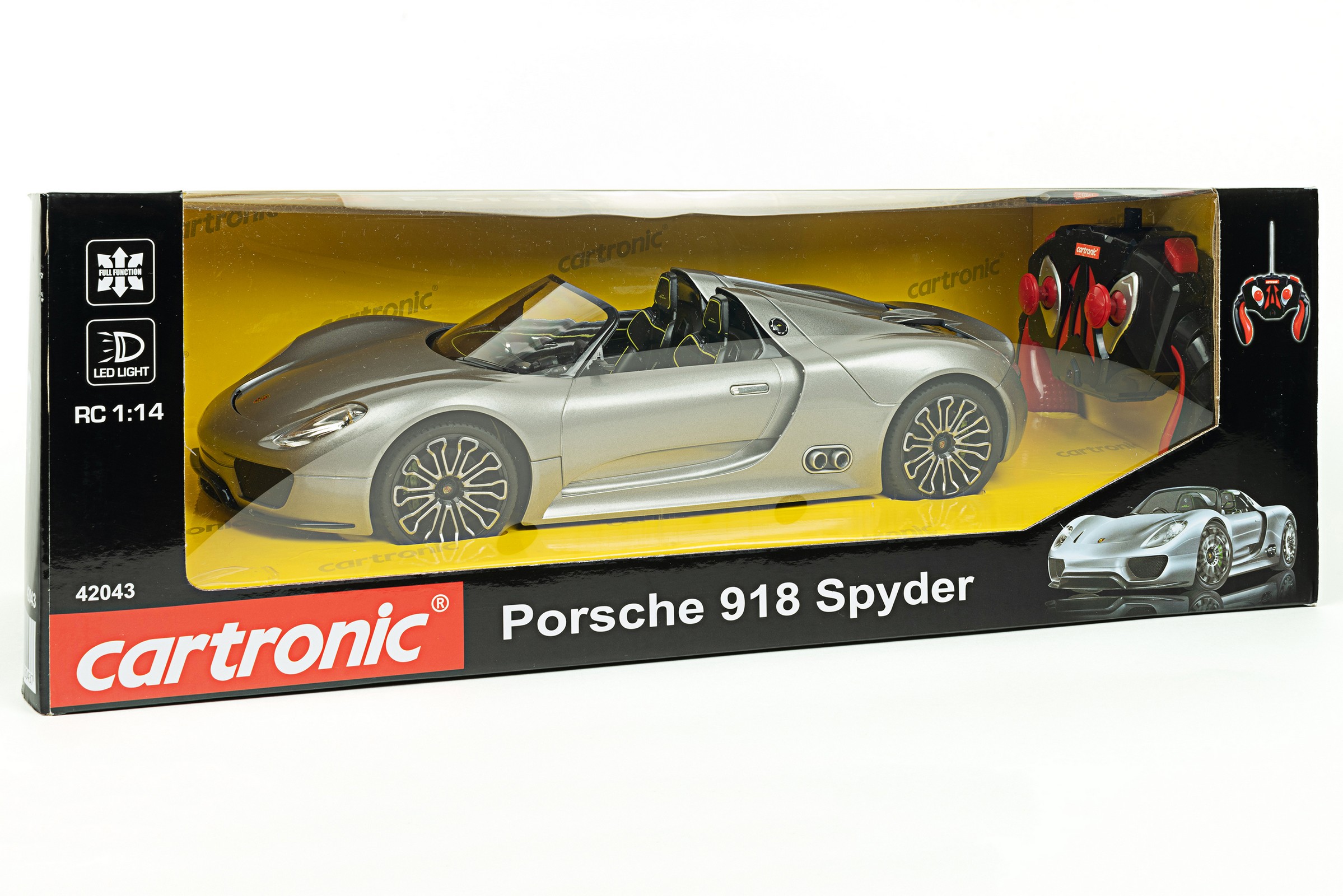 RC ferngesteuerter Porsche 918 Spyder Lizenz-Auto 1:24,Fahrzeug m Fernsteuerung 