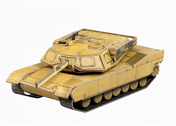 3D Puzzle KARTONMODELLBAU Papier Modell Geschenk Spielzeug 586 Panzer M1 Abrams