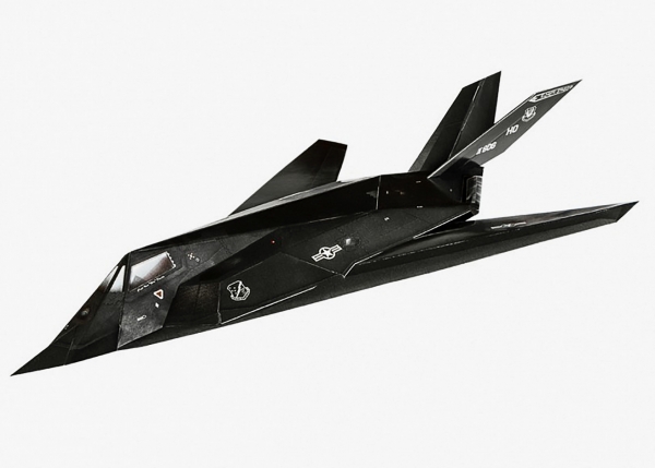 3D Puzzle KARTONMODELLBAU Papier Modell Geschenk Idee Spielzeug Flugzeug F-117 Nighthawk