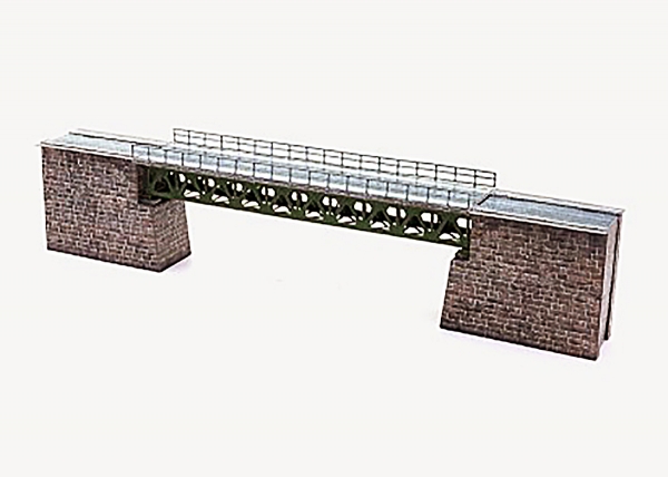 3D Puzzle KARTONMODELLBAU Modell Geschenk Idee Spielzeug Eisenbahnbrücke Neuheit