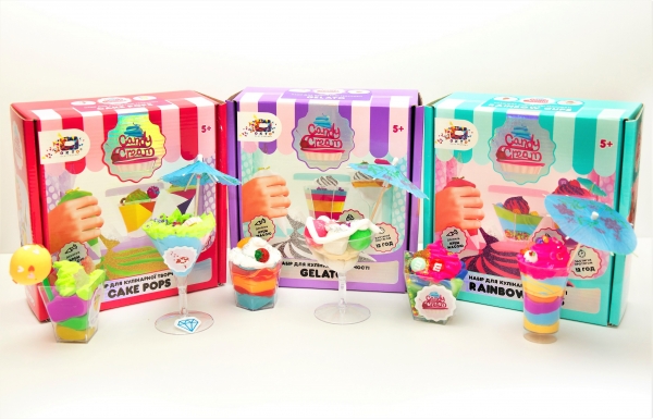 Knete Modellierung Knetmasse Kinder Spielzeug Geschenk Idee CAKE POPS Set