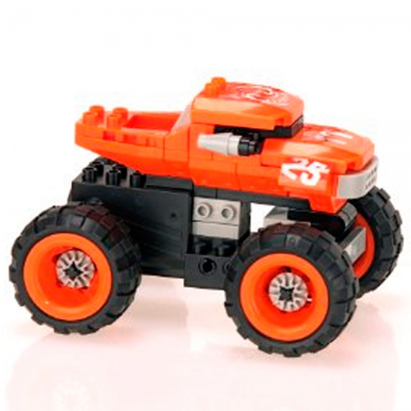 Kinder Geschenk Konstruktion Spielzeug Bausteine Baukästen Auto Wagen Car 8605