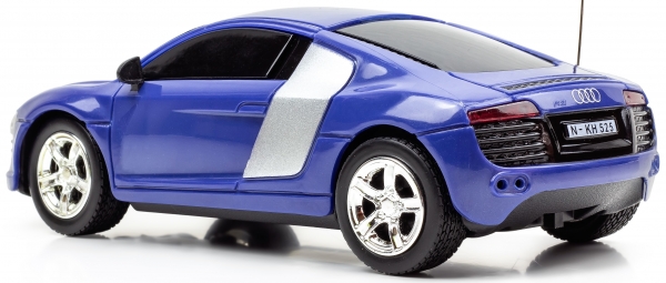 Ferngesteuertes Auto 1:24 Kinder Spielzeug Geschenk Idee RC Audi R8 blau Neuheit