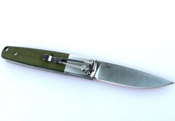 Klapp Taschen Einhand Outdoor Freizeit Angeln Zelten Messer GANZO G7211 Grün