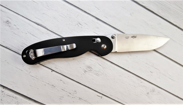 Klapp Taschen Einhand Outdoor Freizeit Angeln Zelten Messer GANZO G727M Schwarz