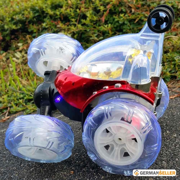 Rc Ferngesteuertes Auto Stunt Twister Fahrzeug Led Licht Car 360 Flips Drehung Ebay