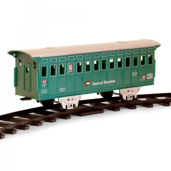 Zug Set mit elektrische Lokomotive und Schienen Rail King 19035c