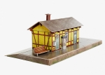 3D Puzzle KARTONMODELLBAU Modell Geschenk Idee Eisenbahn Station Aufhausen Neu