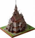 3D Puzzle KARTONMODELLBAU Papier Modell Geschenk Idee Spielzeug Stabkirche Borgund
