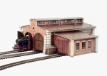 3D Puzzle KARTONMODELLBAU Modell Geschenk Idee  Eisenbahn Lokschuppen  Neuheit