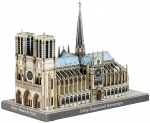 3D Puzzle KARTONMODELLBAU klein Papiermodell Notre Dame de Paris 77 Teile