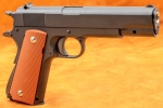 Pistole Softair Metall & Plastik Erbsenpistole V14 Replika Colt style 1911 0,5 J.