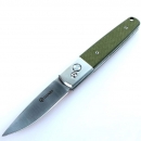 Klapp Taschen Einhand Outdoor Freizeit Angeln Zelten Messer GANZO G7211 Grün